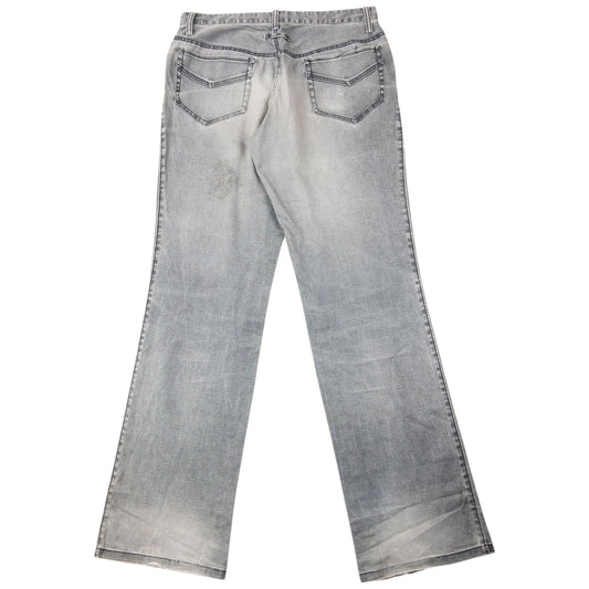 Vintage 90s Gaultier HOMME Objet Lightweight Denim Jeans Size W32 | W32, Grey