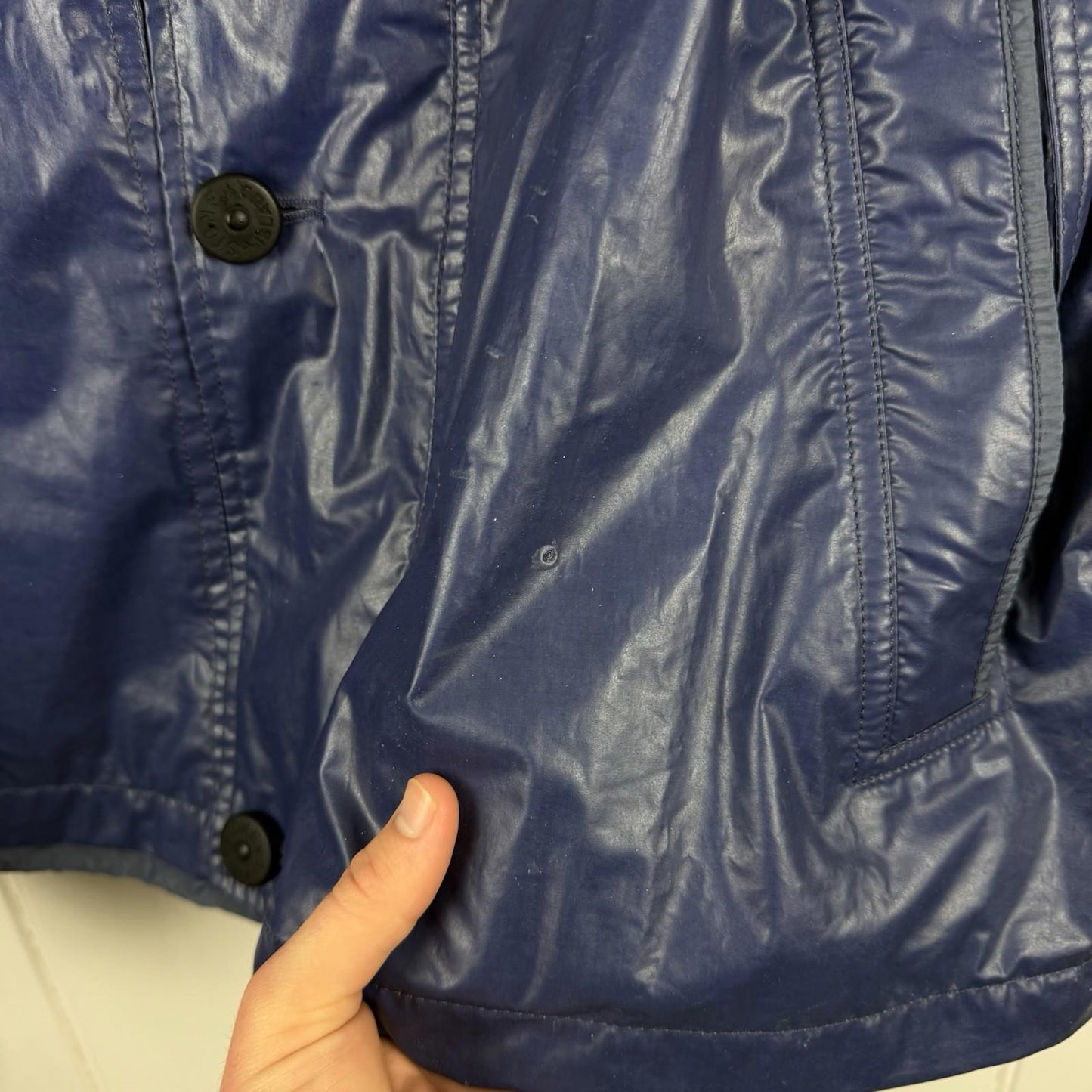 2014 Stone Island Marina Heat Reactive Jacket (L/XL) | Extra Large, Blue