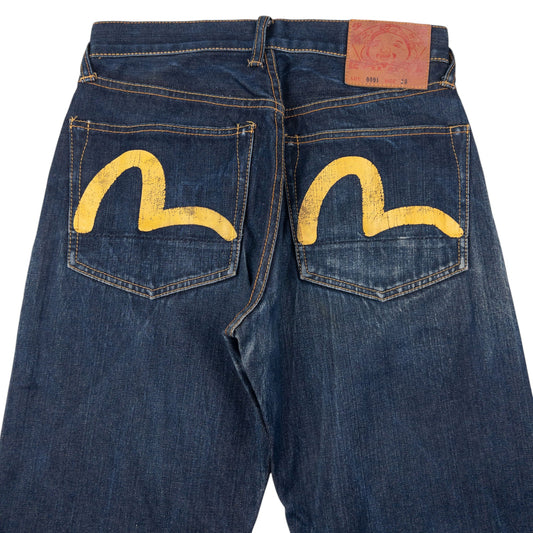 Vintage 2000s Evisu Double Gull Japanese Denim Jeans Size W28