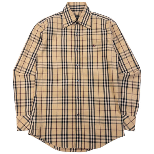 Vintage 2000s Burberry Black Label Nova Check Long Sleeve Button Up Shirt Size S | Small, Multicoloured