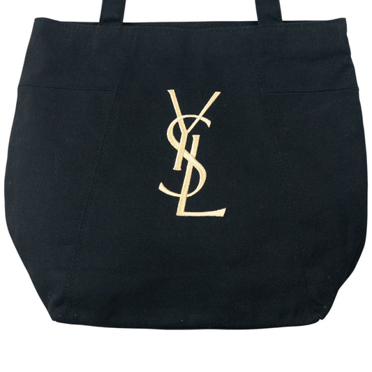 Vintage 2000s YSL Yves Saint Laurent Embroidered Tote Shoulder Bag | O/S, Multicoloured