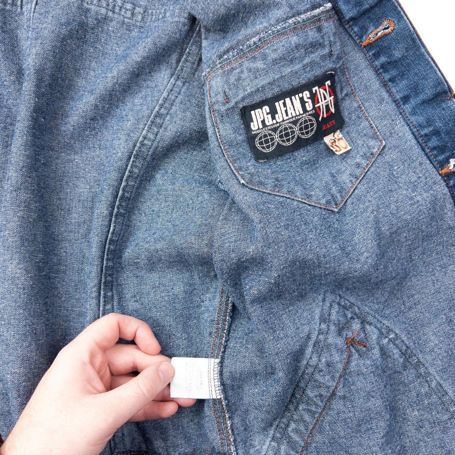 Vintage Jean Paul Gaultier JPG Jeans Denim Jacket Size S