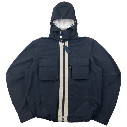 Vintage 2000s Armani Jeans Zip Off Sleeve Jacket Size S