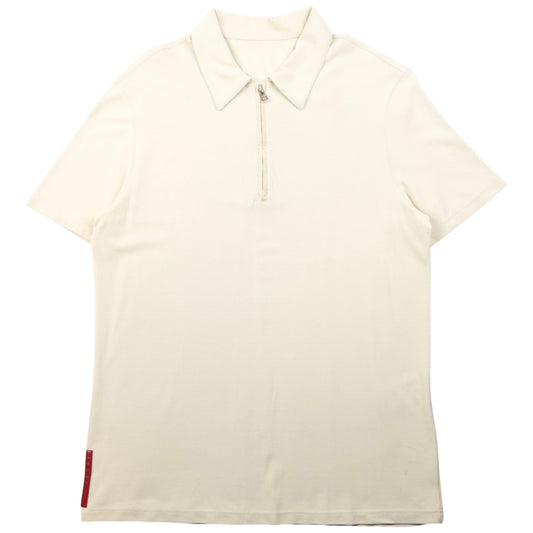 Vintage Prada Sport Q Zip Polo Shirt Size M