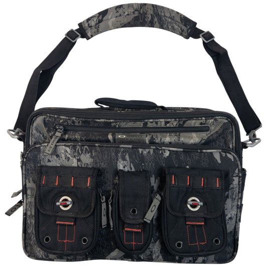 Vintage 2006 Oakley Utility Crossbody Messenger Bag | O/S, Black