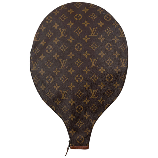 Vintage Louis Vuitton Monogram Leather Tennis Racket Sleeve