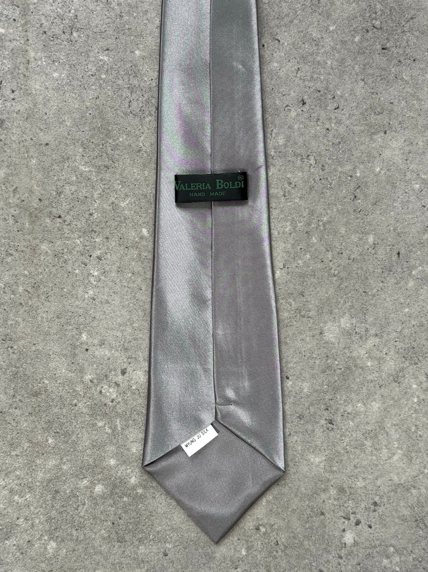 Vintage 1990s Pure Silk Handmade Wide Tie