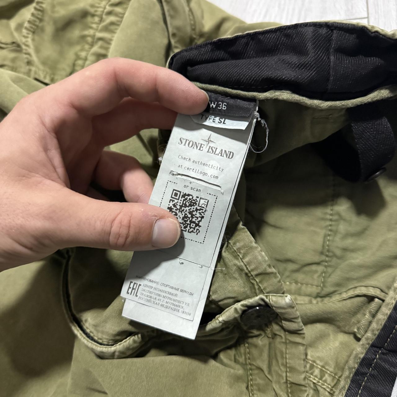 Stone Island Cargo Shorts | W36, Olive