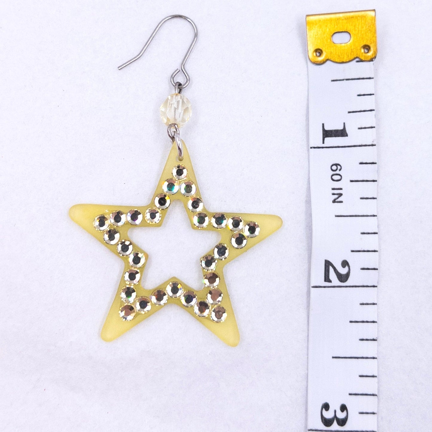 Vintage Hysteric Glamour Diamonte Star Earrings