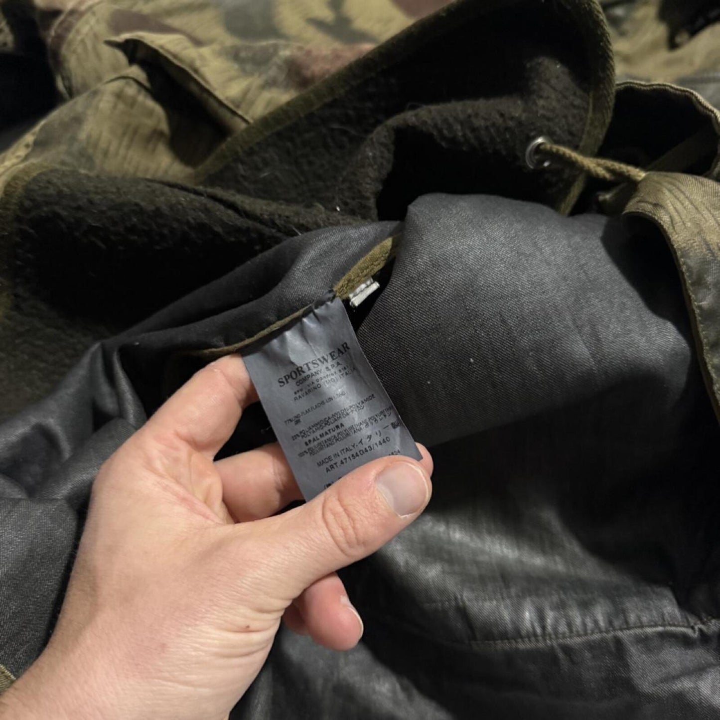 Stone Island 2007 Marsh Camo Jacket | Large, Camo