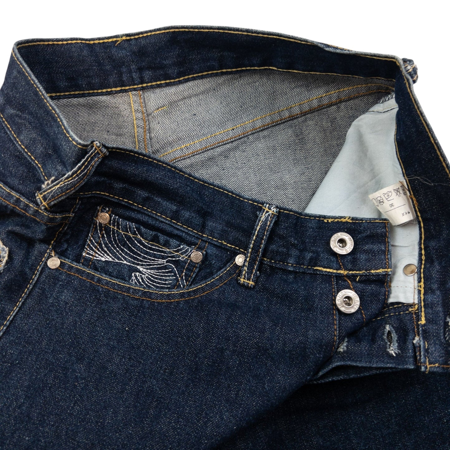 Vintage Japanese Denim Fantasy Embroidered Jeans Size W30