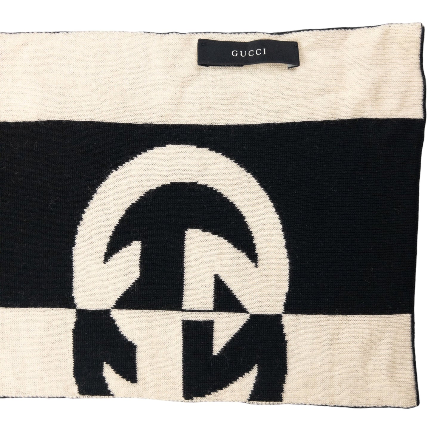 Vintage Gucci Contrast Striped Scarf