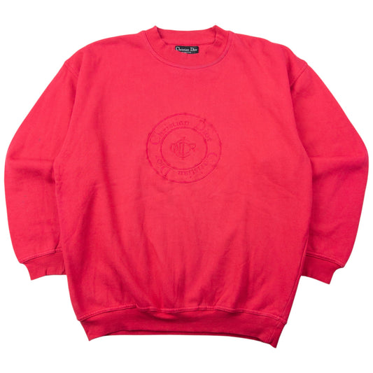 Vintage 90s Dior Monsieur Embroidered Sweatshirt Size M