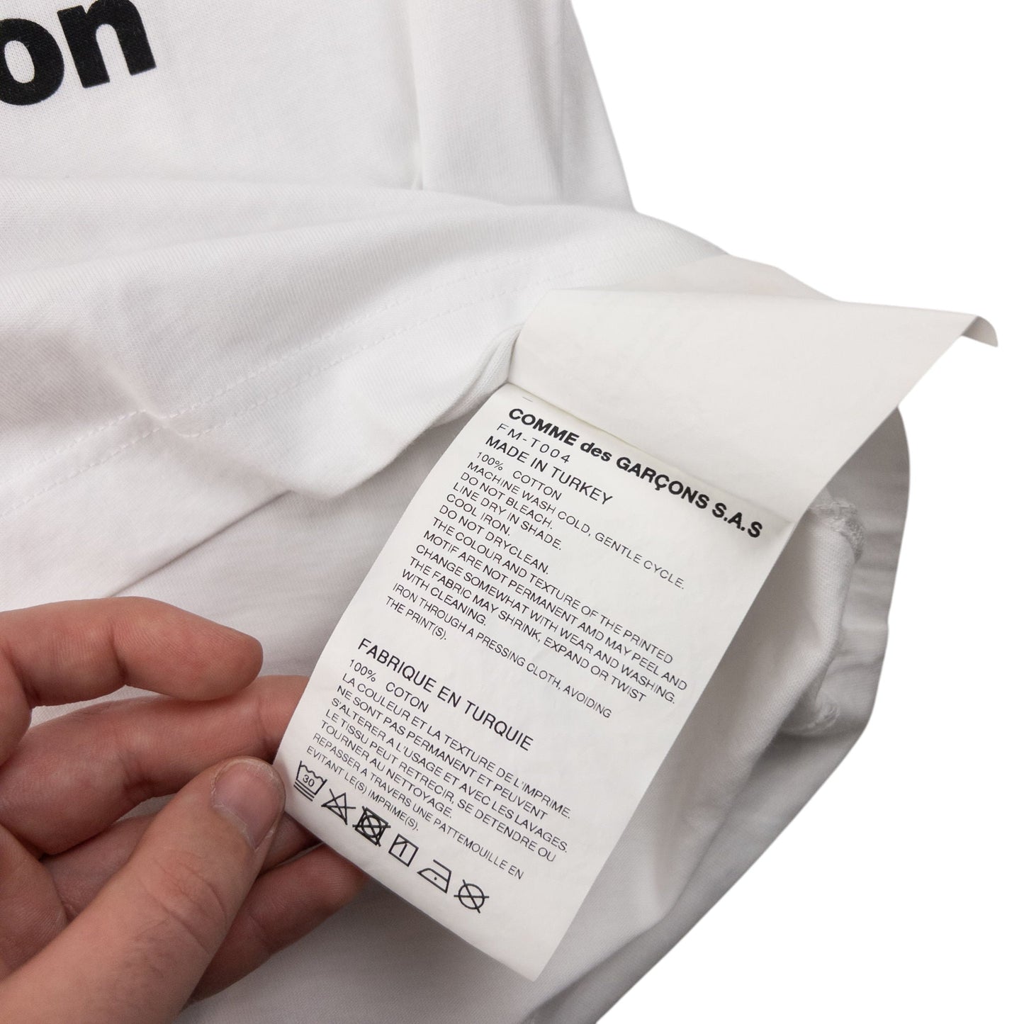 Comme Des Garçons SHIRT X Muhammad Ali T Shirt Size M