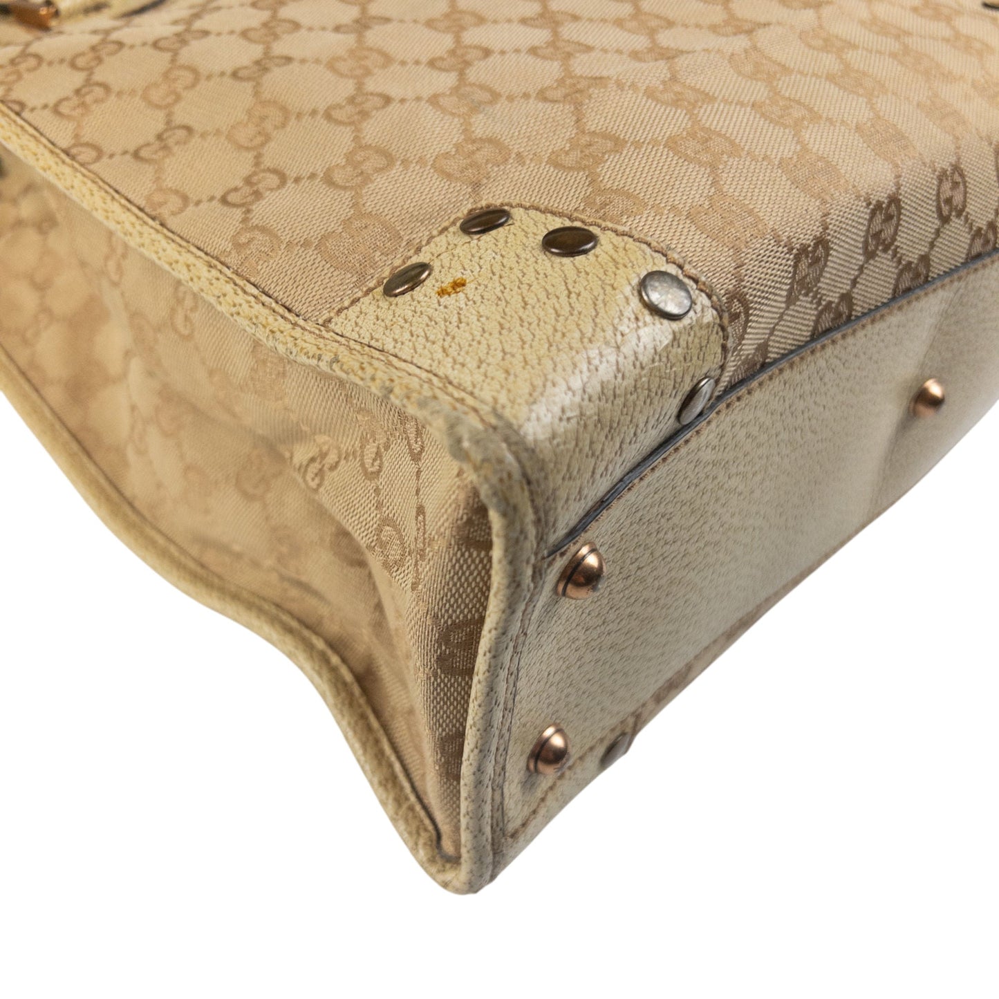 Vintage Gucci Monogram Shoulder Bag