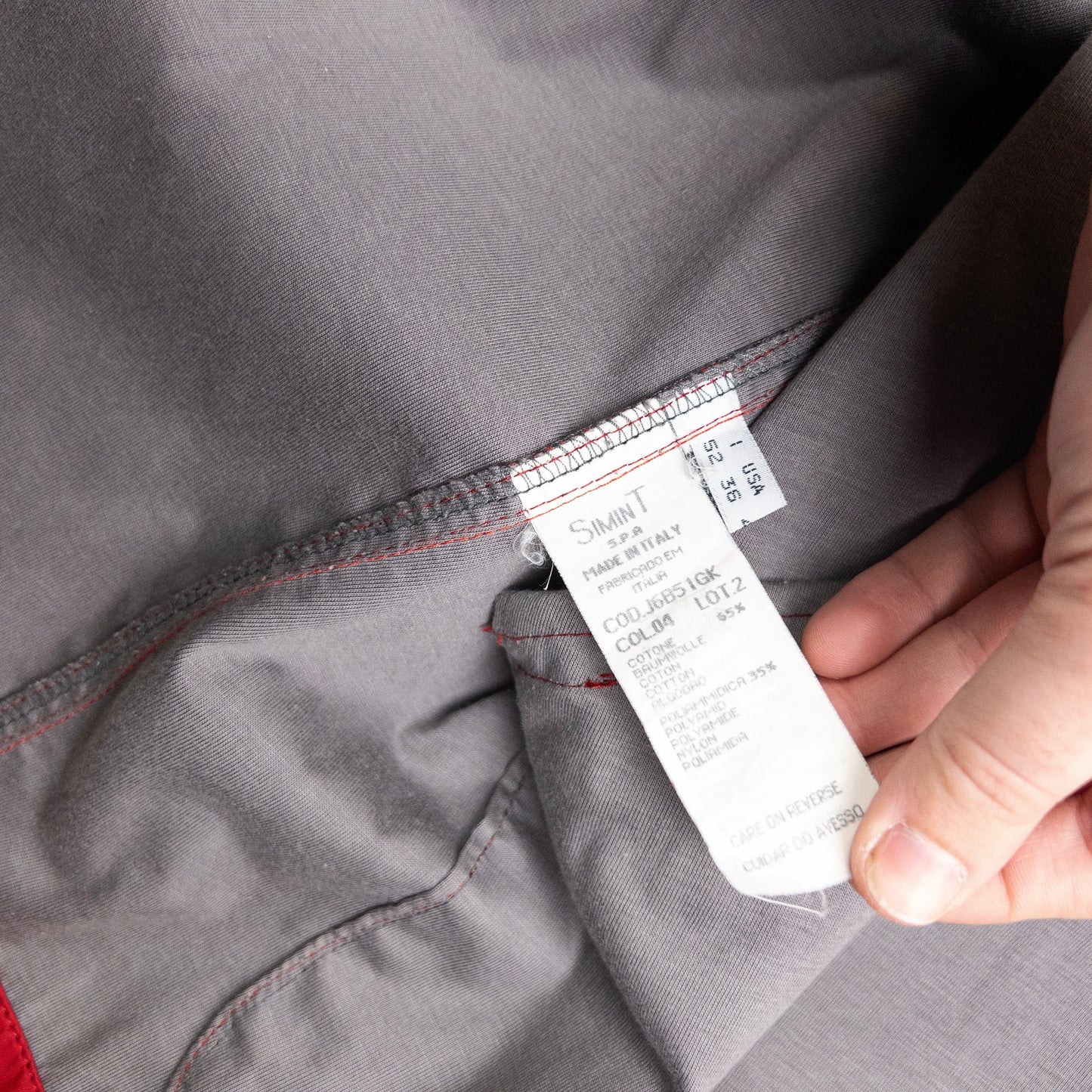 Vintage Armani Jeans Zip Up Rain Jacket Size XL