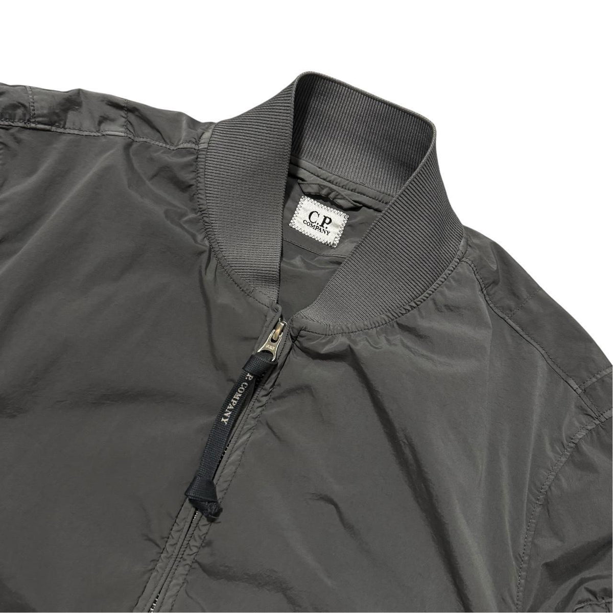 CP Company Nylon Bomber Jacket | Medium, Gray