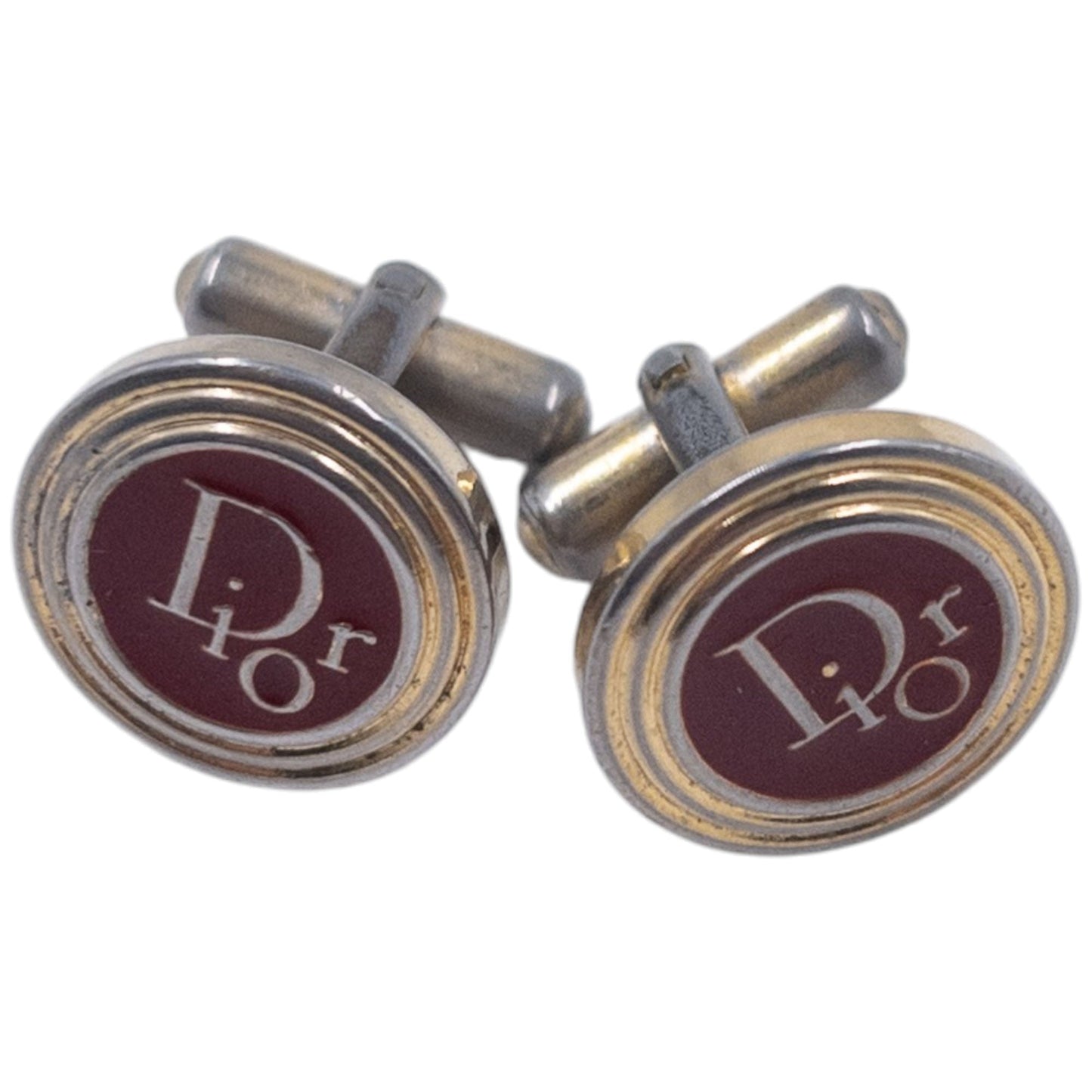 Vintage 90s Dior Embossed Cufflinks