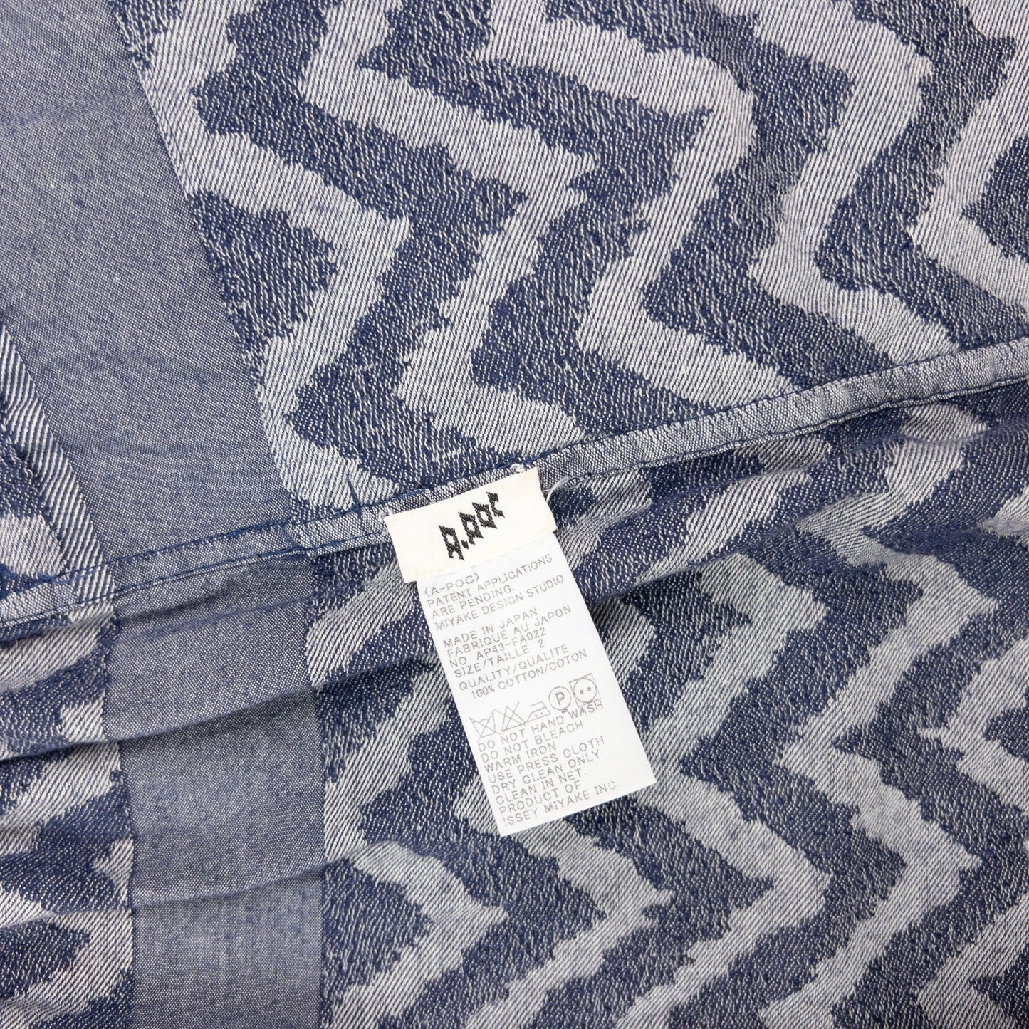 Vintage A-POC By Issey Miyake Zig Zag Button Up Jacket Womens Size L