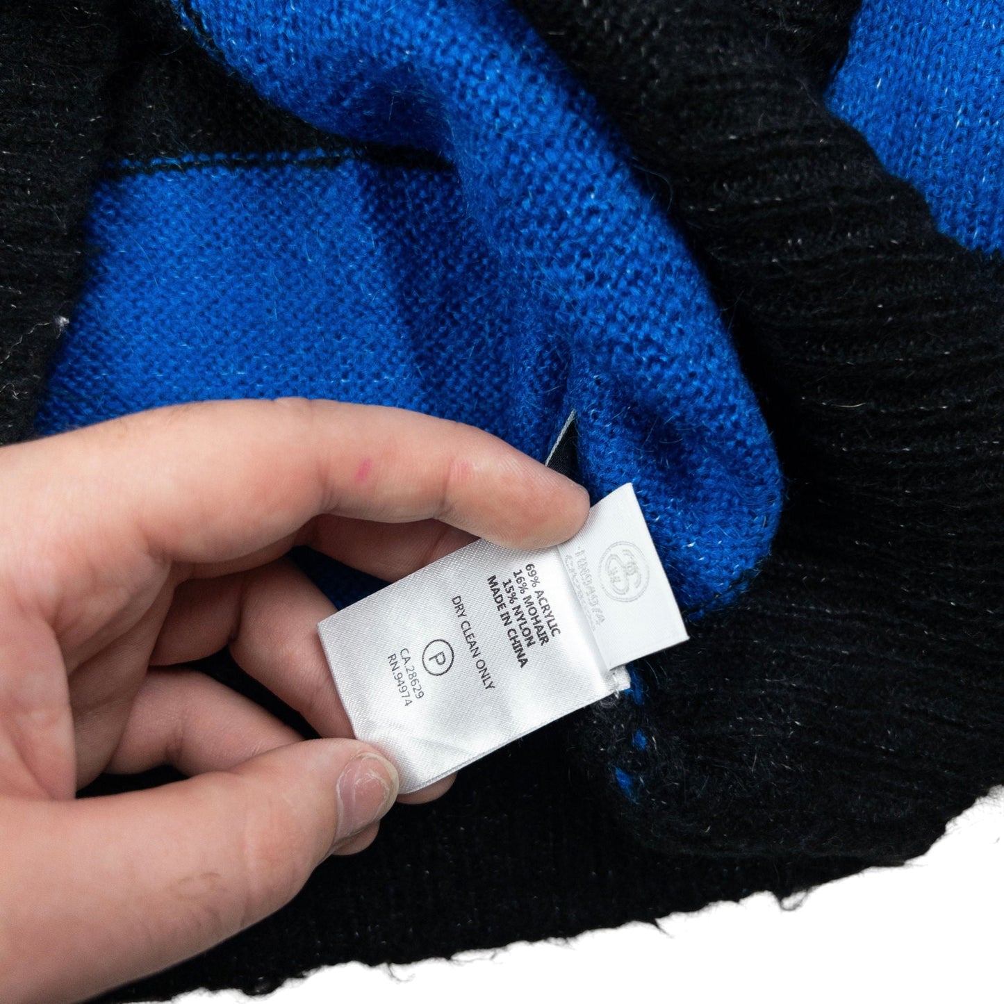 Stussy Striped Knit Jumper Size M