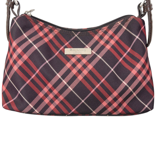 Vintage 2000s Burberry Blue Label Nova Check Shoulder Bag | O/S, Blue