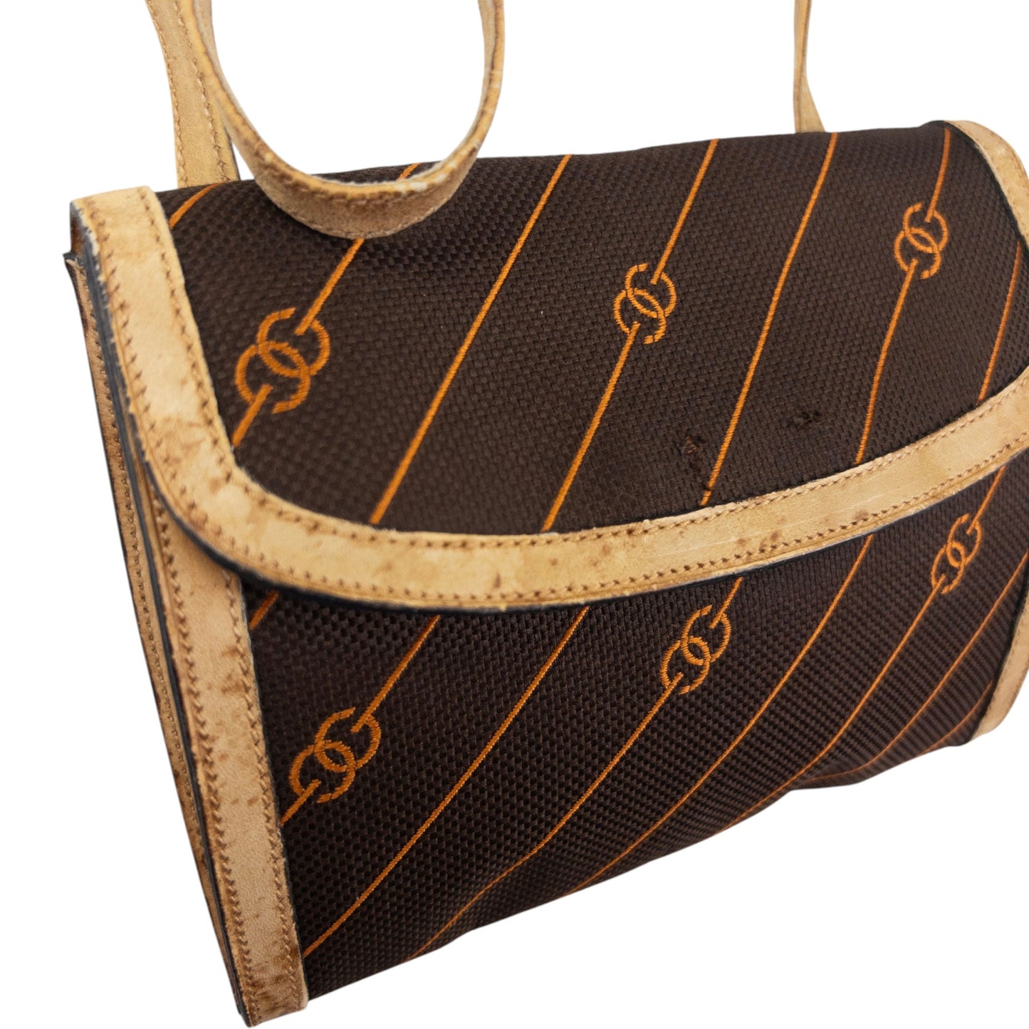 Vintage Gucci Striped Mini Crossbody Bag