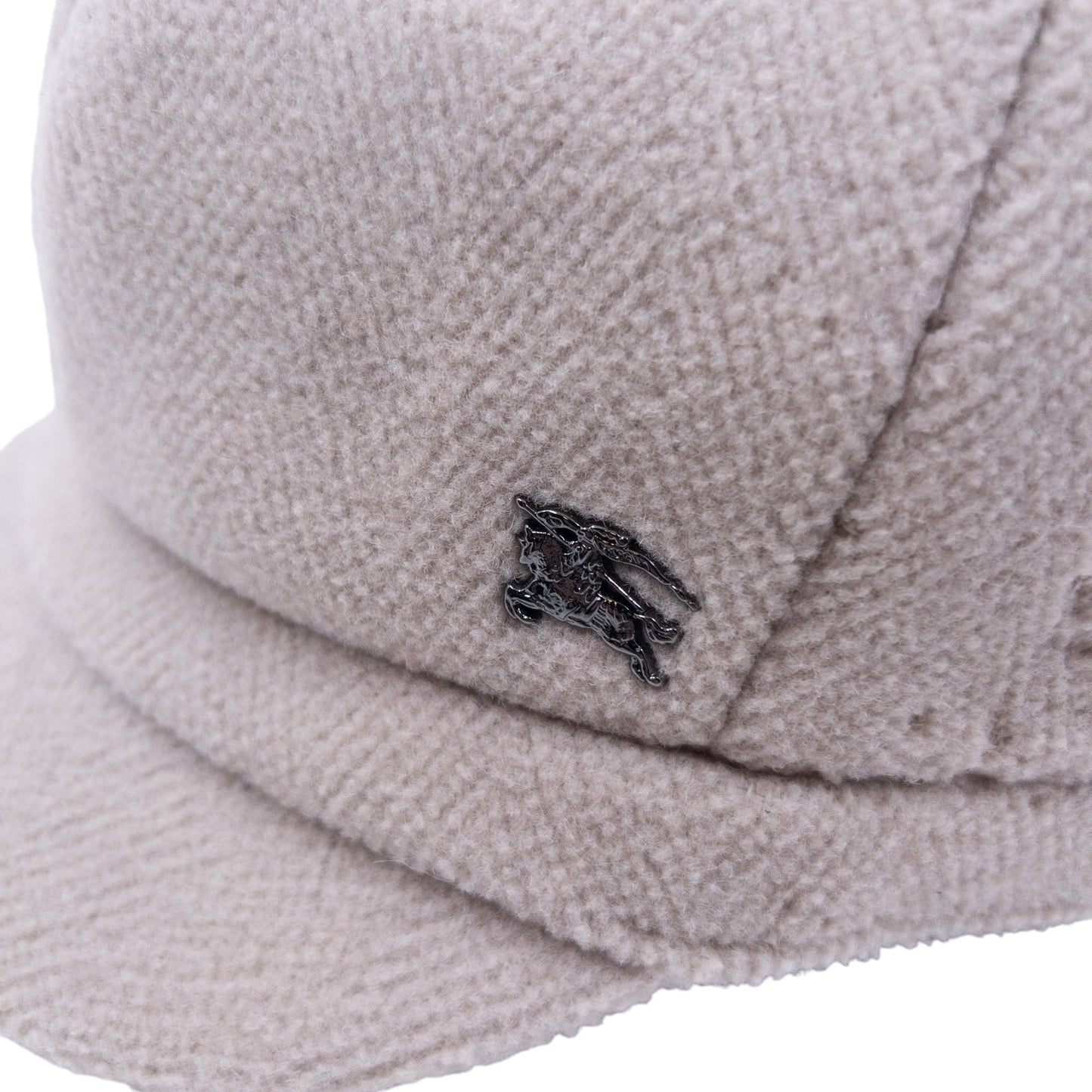 Vintage Burberry Wool Newsboy Hat Size M | O/S, Beige