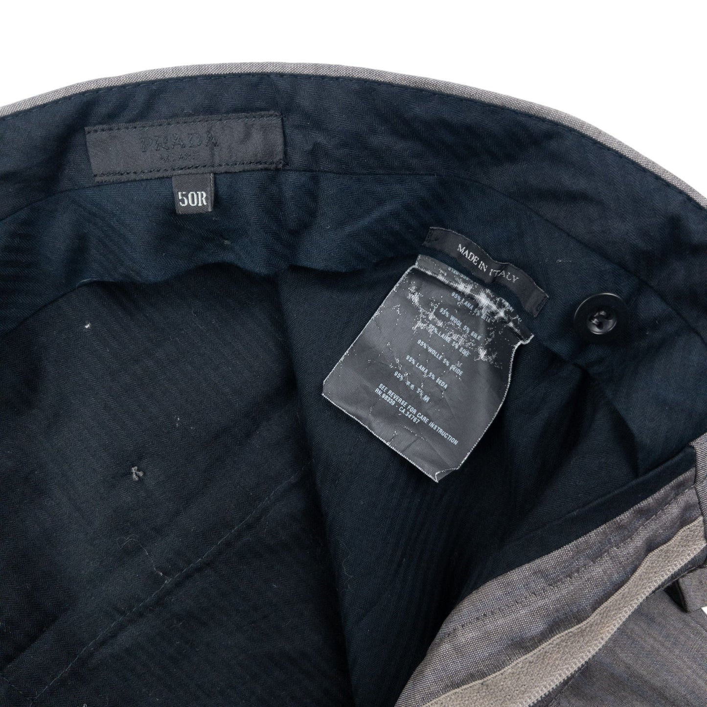 Vintage 2000s Prada Trousers Size W33 | W33, Grey