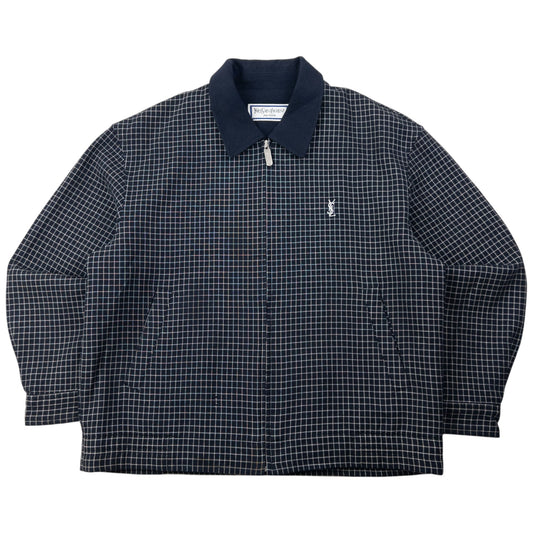 Vintage 90s YSL Yves Saint Laurent Harrington Jacket Size S | Small, Multicoloured