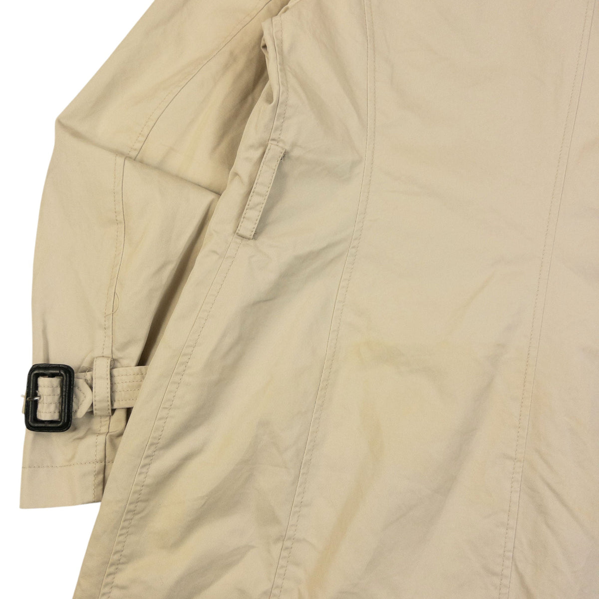 Vintage Burberry Trench Jacket Womens Size M | Medium, Cream