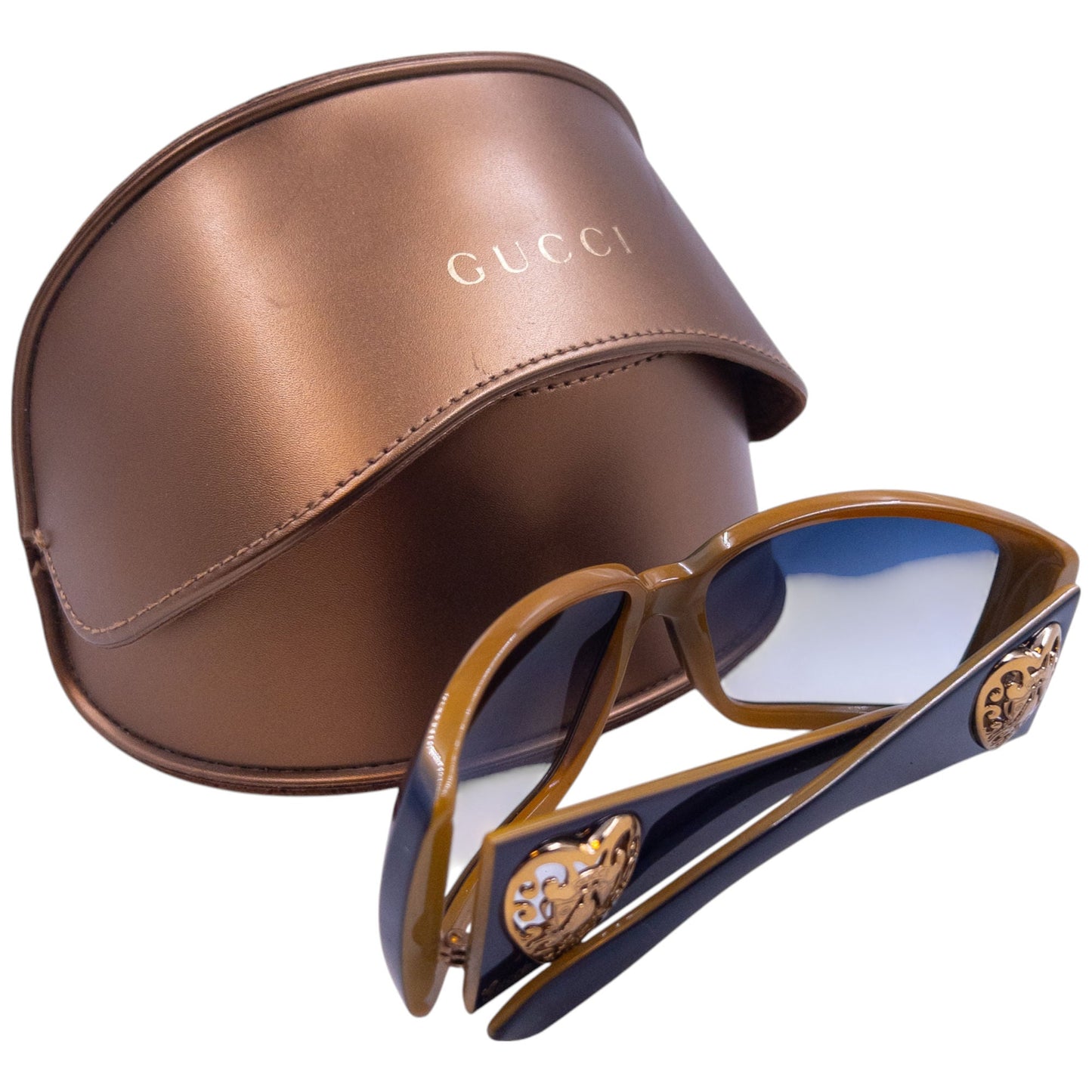 Vintage Gucci Heart Crest Sunglasses