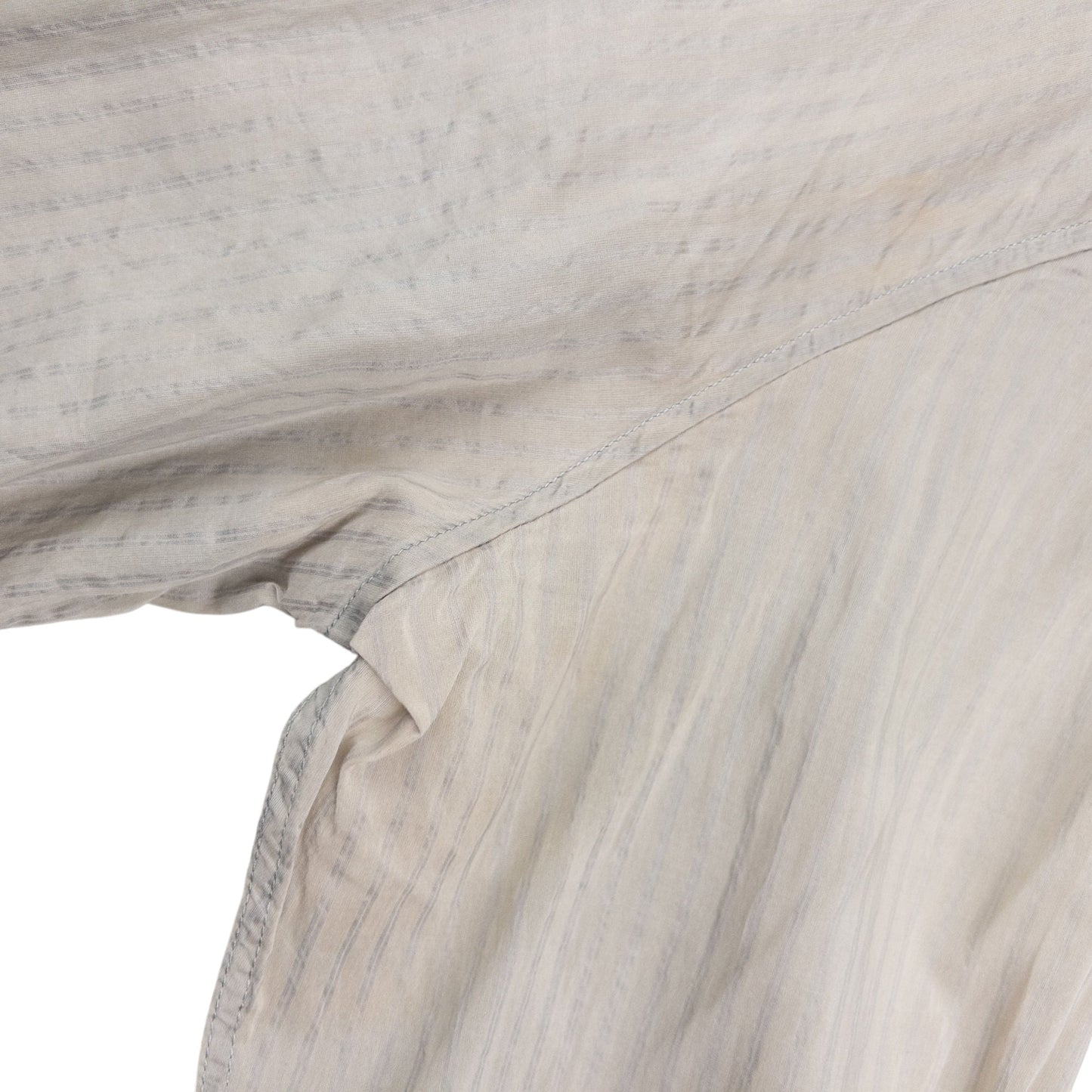 Vintage Gucci Striped Silk Long Sleeve Button Up Shirt Size M