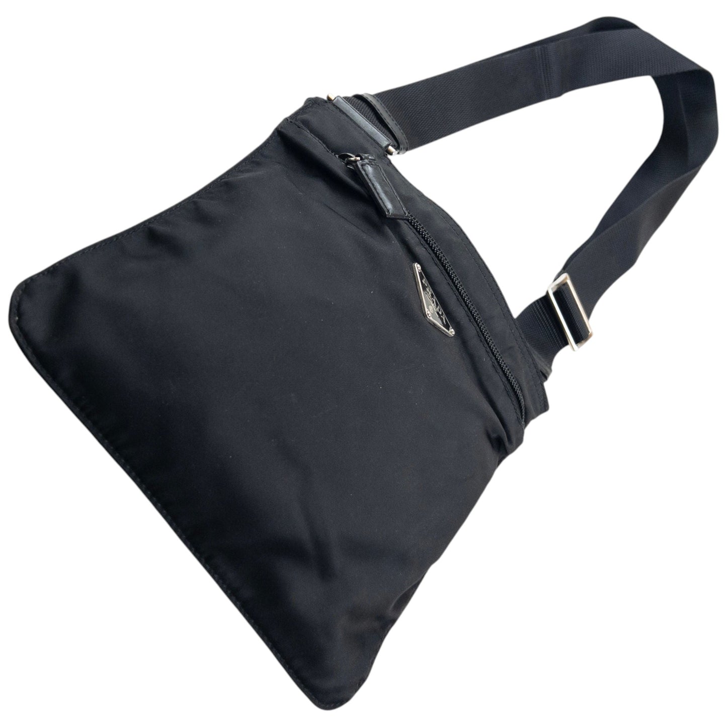 Vintage 2000s Prada Crossbody Bag | O/S, Black