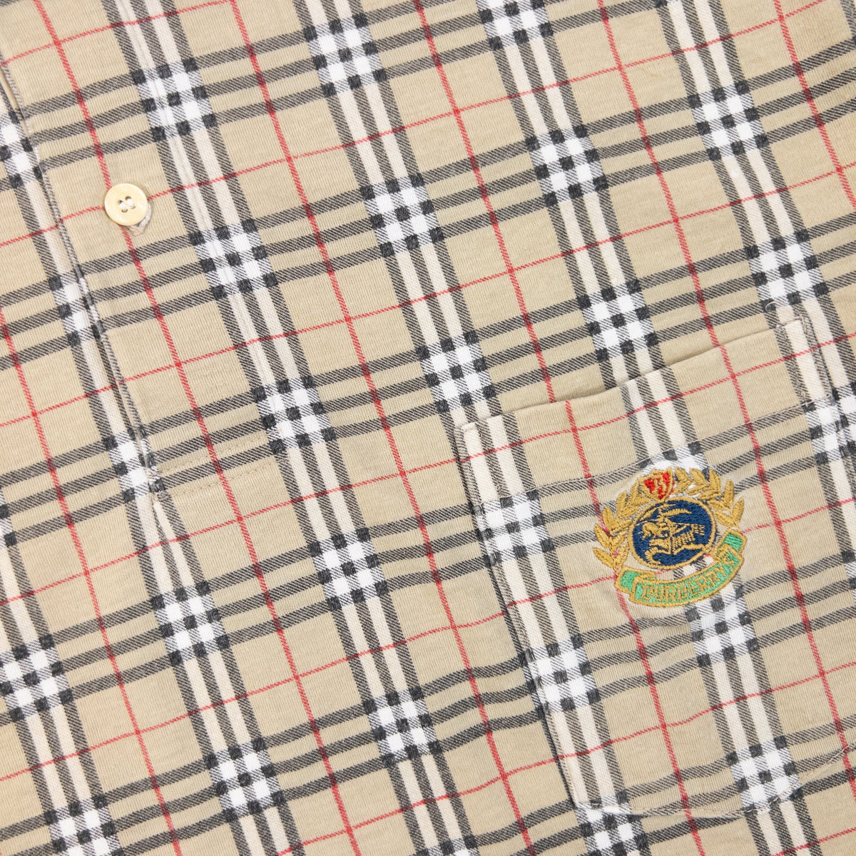 Vintage 90s Burberry Nova Check Polo Shirt Size M | Medium, Multicoloured