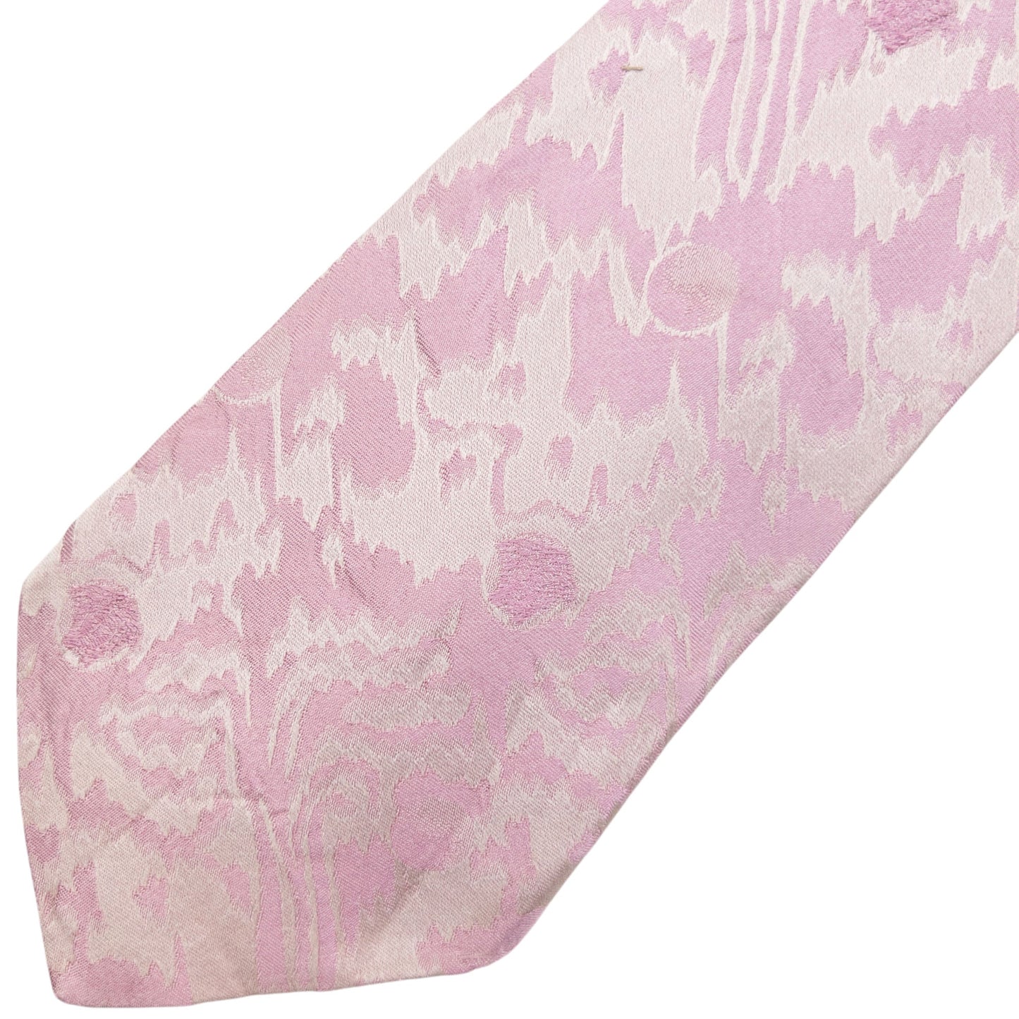 Vintage 90s Gianni Versace Pattern Silk Tie | O/S, Pink