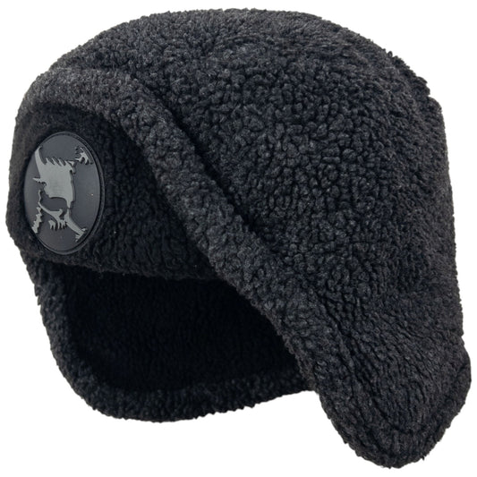 Vintage 90s Oakley Skull Moscow Fleece Trapper Hat