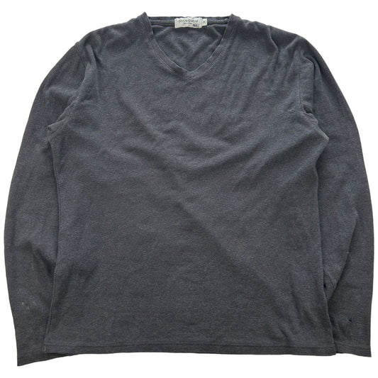 Vintage Yves Saint Laurent Ribbed Long Sleeve T-Shirt Size M