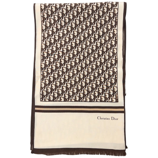 Vintage 90s Dior Monogram Silk Scarf