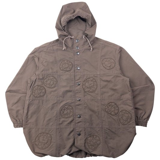 Vintage 90s Hai Sporting Gear By Issey Miyake Embroidered Sun Jacket Size L | Large, Brown