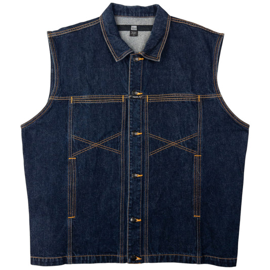 Vintage Marithe + Francois Girbaud Sleeveless Denim Jacket Size XXL