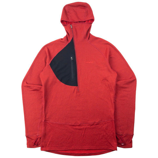 Vintage 2000s Patagonia Half Zip Waffle Fleece Hoodie Size S | Small, Black