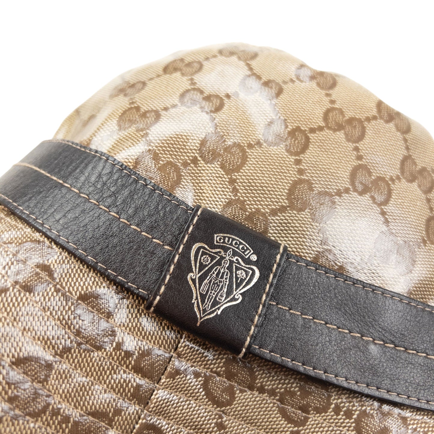 Vintage 2000s Gucci By Tom Ford Monogram Bucket Hat Size L | O/S, Brown