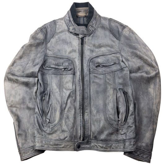 Vintage Dolce & Gabbana Lamb Leather Biker Jacket Size M