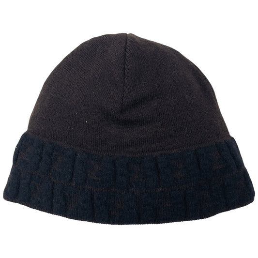 Vintage Fendi Monogram Wool Beanie Hat