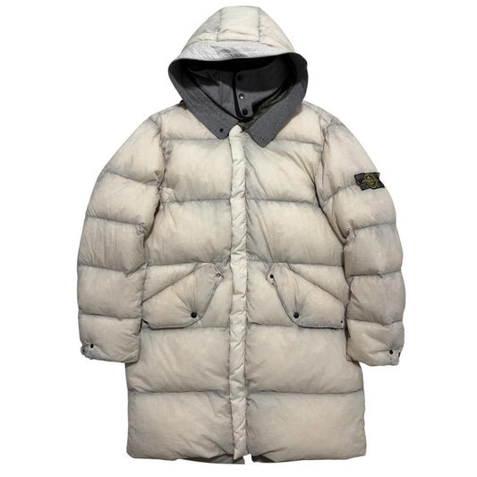 Stone Island A/W 2009 Opaque Tela Down Jacket | XXL, Ivory
