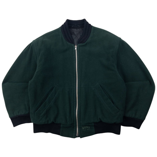 Vintage Hugo Boss Cashmere Bomber Jacket Size M