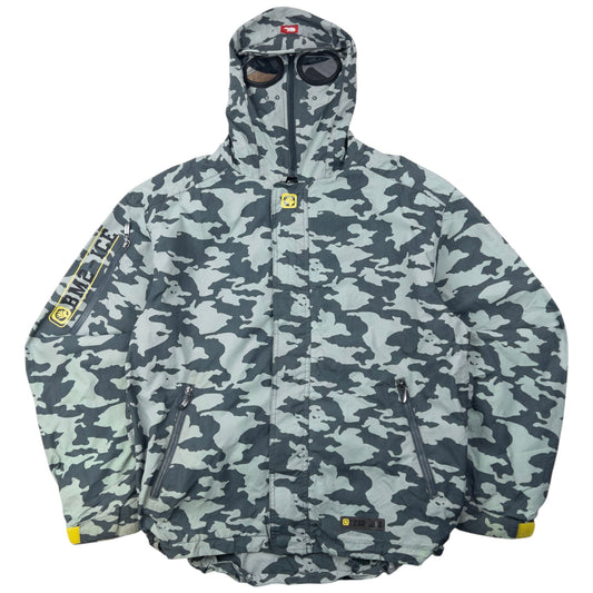 Vintage BEAR BM2-ICE Camo Goggle Hood Jacket Size L | Large, Multicoloured