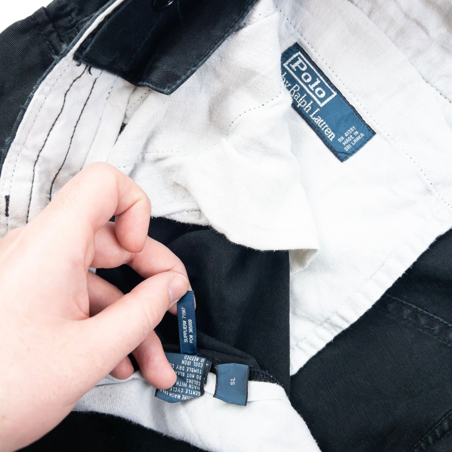 Vintage 90s Polo Ralph Lauren Cargo Trousers Size W43