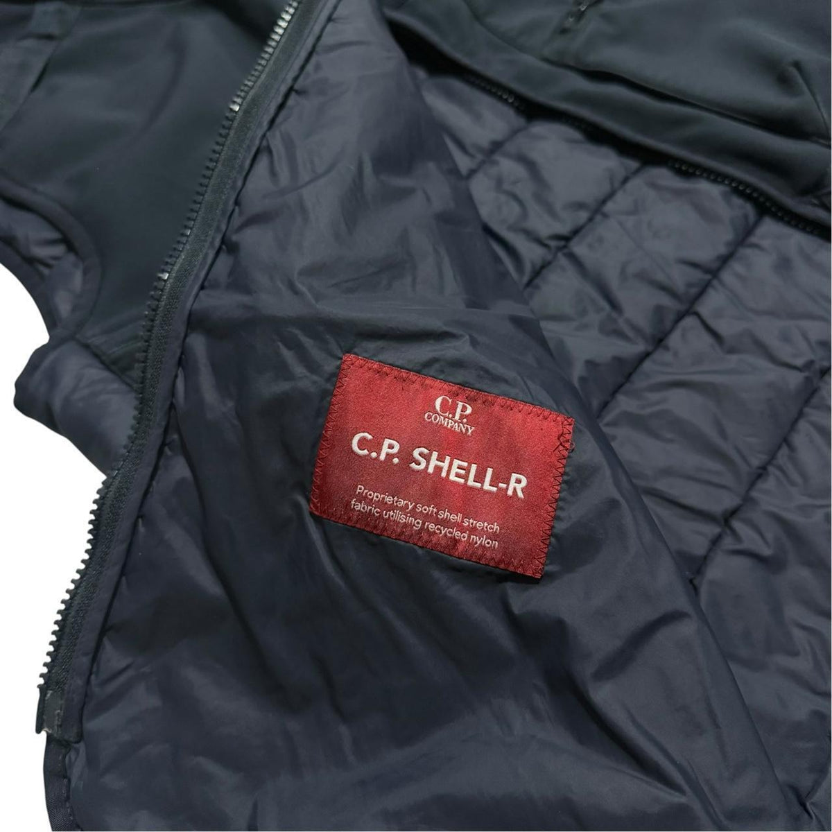 CP Company Goggle Down Gilet | XL, Navy