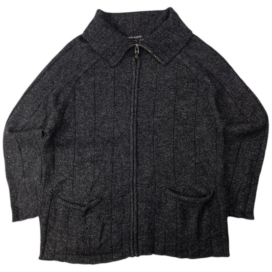 Vintage Marithe + Francois Girbaud Zip Up Knit Jumper Size M